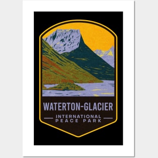 Waterton-Glacier International Peace Park Posters and Art